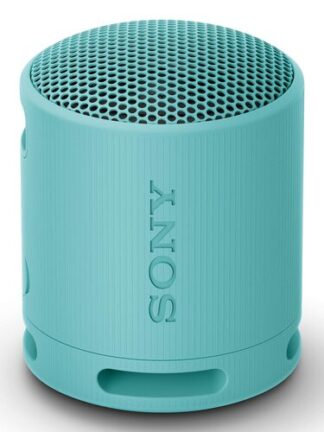 Sony SRS-XB100 - Speaker Wireless Bluetooth, portatile, leggero, compatto, da esterno, da viaggio, resistente IP67 impermeabile e antipolvere, batteria da 16 ore, cinturino versatile, chiamate in vivavoce - Blu Speaker bluetooth