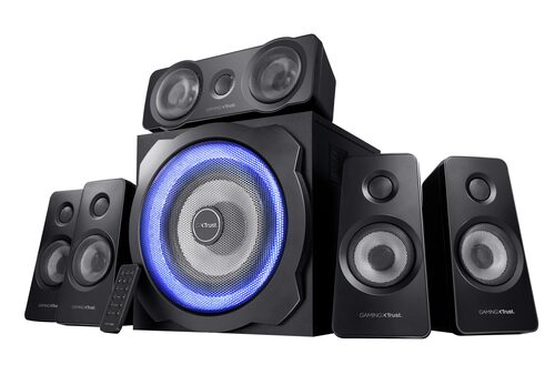 Trust GXT 658 Tytan 5.1 set di altoparlanti 90 W Universale Nero 5.1 canali Casse x PC 5.1