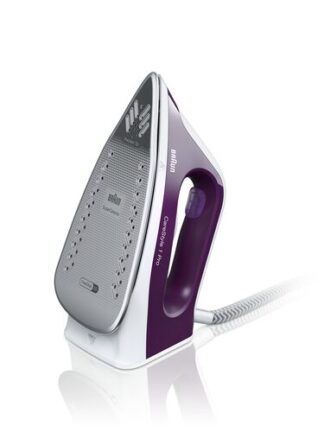 Braun CareStyle 1 Pro - Ferro da stiro con caldaia, Piastra con tecnologia FreeGlide3D, 2200W, 1,7L, Viola (IS1514VI) Ferro generatore vap