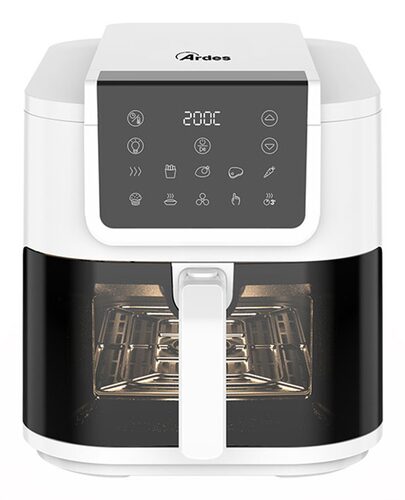 Ardes ARFRYA08LVW friggitrice Singolo 8 L Indipendente 1700 W Friggitrice ad aria calda Nero, Bianco Friggitrici aria