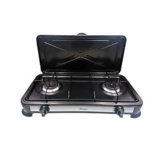 Ardes ODINO 2 Nero Superficie piana 59.5 cm Gas 2 Fornello(i) Gas