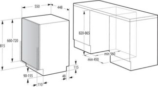 Hisense HV523E10 A scomparsa totale 10 coperti Scomparsa tot 45cm.