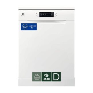 Electrolux Lavastoviglie Libera Installazione 60 Cm - Bianco 13 Coperti Classe D 46 Dba ESA47300SW MADE IN EUROPE Standard 60 cm.