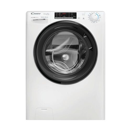 Candy Smart Pro Inverter, Lavasciuga Slim 6+4 KG, 10% più efficente della classe A, 1400 giri, Bianco, Inverter, Vapore, Wi-Fi, CSOW44644TWMB6-S Lavasciuga stretta