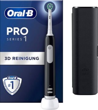 Oral-B Pro 1 Cross Action Adulto Spazzolino rotante-oscillante Nero Igiene orale