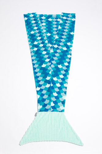 Kanguru Coperta coda di Sirena Turquoise Coperte