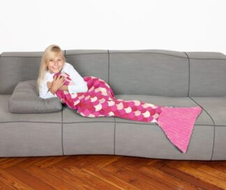 Kanguru Coperta coda di Sirena Kids Lilla Coperte