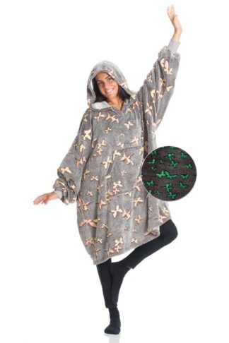 Kanguru Kangurone Glow Butterflies Coperte