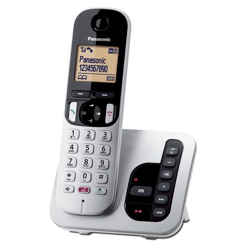 Panasonic Telefono cordless digitale con segreteria telefonica KX-TGC260 Cordl.con segreteria