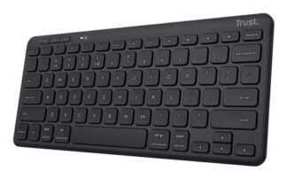 Trust Lyra tastiera Universale RF senza fili + Bluetooth QWERTY Italiano Nero Desktop wireless