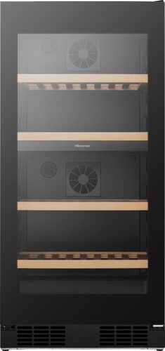 Hisense 20012962 cantina vino Libera installazione Nero 108 bottiglia/bottiglie Cantina