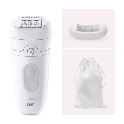 Braun Silk-épil 5 5-011 Bianco Epilatore