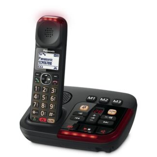 Panasonic Telefono cordless digitale amplificato con segreteria telefonica KX-TGM420 Cordl.con segreteria