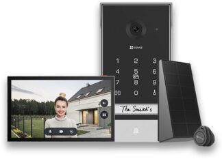 EZVIZ EP7 sistema per video-citofono 17,8 cm (7") Nero, Argento Smart Home