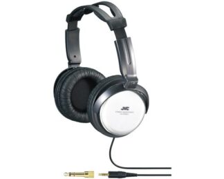 JVC HA-RX500-E Cuffie Cablato A Padiglione MUSICA Nero, Bianco Cuffie TV a filo