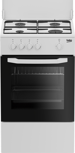 Beko CSG 42009 DW: Cucina a Gas, 50x50 cm 50Lx50P Forno gas