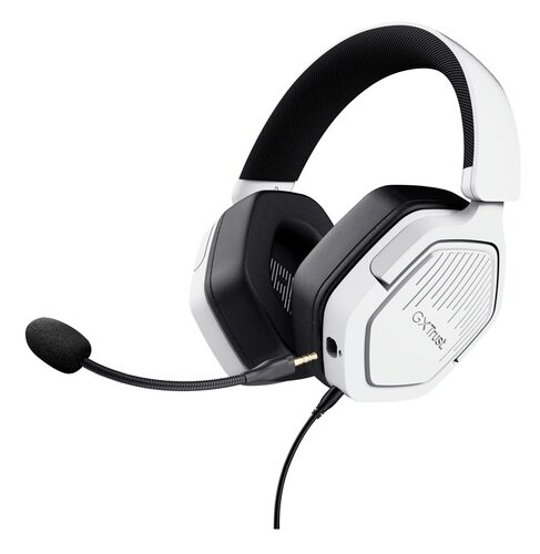 Trust GXT492W Carus Auricolare Cablato A Padiglione Gaming Bianco PC GAMING