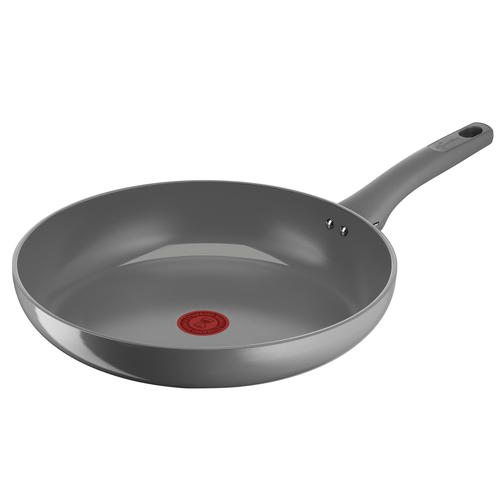 Lagostina Risorsa Padella 32 cm, Rivestimento in Ceramica Antiaderente, Scorrevolezza Ottimale, Thermo-Signal, Induzione