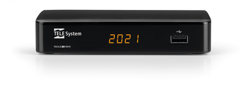 TELE System FACILE Terrestre Full HD Nero DVBT Zapper HD
