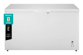 Hisense congelatore a pozzetto FT546D4AWLYE 420L Classe E Cestelli flessibili Orizz.oltre 300lt.