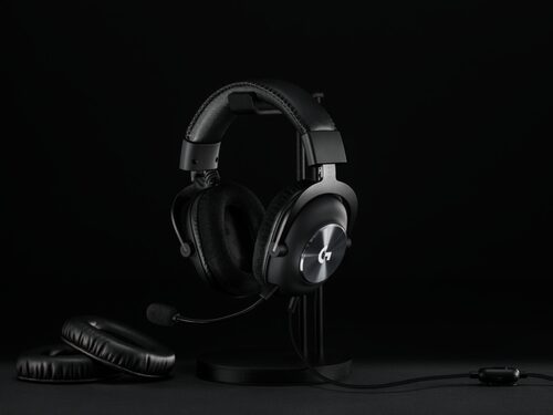 Logitech G PRO X cuffia gaming cablata con microfono 7.1 Surround + Stand