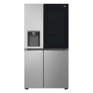 LG InstaView GSGV81PYLL Frigorifero Side-by-Side , Classe E, 635L, Wi-Fi, Senza allaccio, Door Cooling, Prime Silver Side by Side
