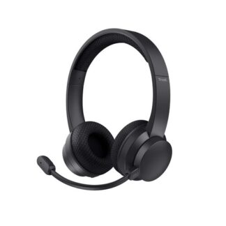 Trust Ayda Auricolare Con cavo e senza cavo A Padiglione Musica e Chiamate USB tipo-C Bluetooth Nero Bluetooth con mic.