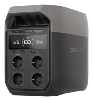 EcoFlow DELTA 3 stazione di alimentazione portatile Litio Ferro Fosfato (LiFePo4) 1800 W 12,5 kg Batterie portatili