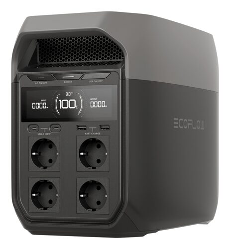 EcoFlow DELTA 3 stazione di alimentazione portatile Litio Ferro Fosfato (LiFePo4) 1800 W 12,5 kg Batterie portatili