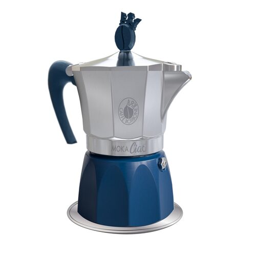 Caffè Borbone Moka Ciao Induzione - Moka compatibile con cialde ESE 44mm + 15 cialde omaggio Moka caffettiera