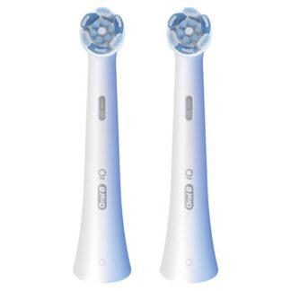Oral-B Testine di Ricambio iO Series Ultimate Clean, testine rotonde di ricambio originali, con setole CrissCross per pulizia e rimozione della placca avanzate e in profondità, 2 Acc.Igiene orale
