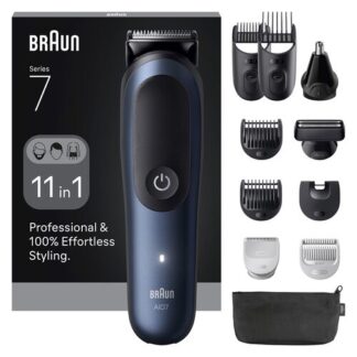 Braun AIO7540 Nero, Blu 14 Ioni di Litio Tagliacapelli