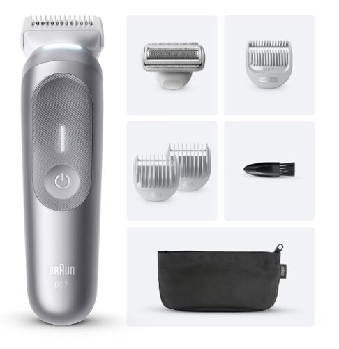 Braun Series 7 BG7550 rasoio elettrico / regolabarba / tagliabasette Grigio Depilatore Uomo