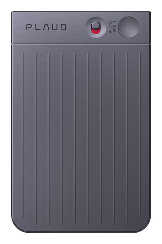 PLAUD NOTE Registratore Vocale con IA, trascrizioni e riassunti con ChatGPT 4o, supporta 112 Lingue, 64 GB di memoria, batteria da 400 mAh, App + FREE AI Membership (Starter Plan 300min/mese), nero