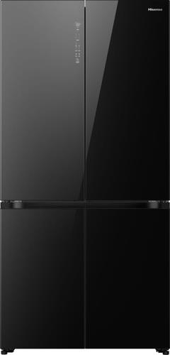Hisense RQ768N4GBE frigorifero side-by-side Libera installazione 591 L Nero 4 porte