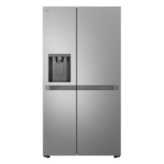 LG GSLC40PYPE Frigo Syde-by-Side, Classe E, 638L, Porte piatte, Dispenser con allaccio, Linear Cooling, Prime Silver Side by Side