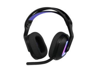 Logitech G G522 LIGHTSPEED, cuffia con microfono gaming wireless, microfono a banda completa, audio avanzato, Tri-Connect (LIGHTSPEED, Bluetooth, da USB A a C), per PC, Nintendo Switch/Switch 2 - Nero