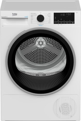 Beko BT3103IS_IT 10kg, Classe C, motore inverter, Display digitale XL, funzione a vapore SteamCure™, colore Bianco, oblò Nero kg.10