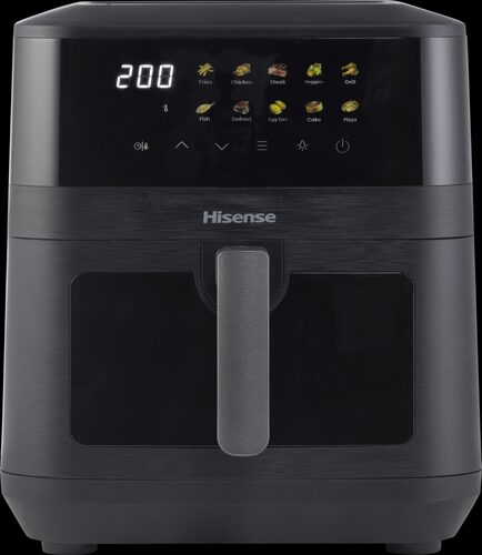 Hisense HAF2100DCD Singolo 7,7 L 2100 W Friggitrice ad aria calda Nero Friggitrici aria