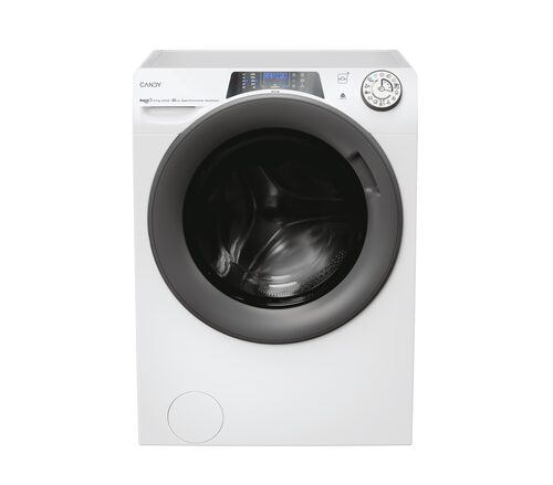 Candy RapidÓ PRO , Lavasciuga Slim 8+5 KG, 30% più efficente della classe A, 1400 giri, Bianco, Inverter, Vapore, Wi-Fi, RPW4856BWMR9/1-S Lavasciuga