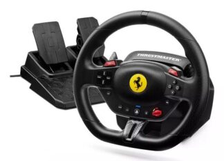 Thrustmaster T98-P Ferrari 296 GTB Nero USB Sterzo + Pedali Analogico/Digitale PC, PlayStation 4, PlayStation 5 Volanti