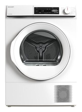 Sharp KD-NHA8S6GWE asciugatrice Libera installazione Caricamento frontale 8 kg Bianco kg.8
