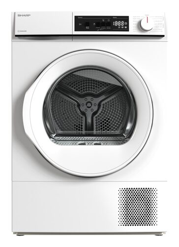 Sharp KD-NHA8S6GWE asciugatrice Libera installazione Caricamento frontale 8 kg Bianco kg.8