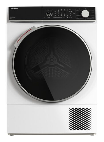 Sharp KD-NHL8S9GWC asciugatrice Libera installazione Caricamento frontale 8 kg Bianco kg.8