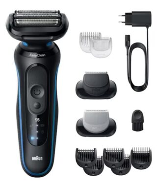 Braun Series 5 52-B1650S rasoio elettrico Trimmer Blu Rasoio Uomo