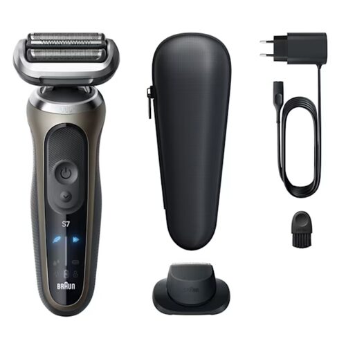 Braun Series 7 72-C1200s Trimmer Nero, Bronzo, Acciaio inox Rasoio Uomo