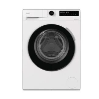 Candy ProWash 500, Lavatrice Compatta 6 KG, 10% più efficente della classe A, 1200 giri, Bianco, Inverter, Vapore, Wi-Fi, Smart Wash, BR 26SSB5-S Front.Stretta 6kg