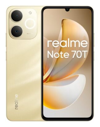 realme Note 70T 17,1 cm (6.74") Doppia SIM Android 15 4G USB tipo-C 4 GB 256 GB 6000 mAh Oro Smartphone 6,7" LTE