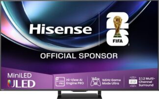 Hisense U7Q PRO 75U7Q PRO 190,5 cm (75") 4K Ultra HD Smart TV Wi-Fi Nero 500 cd/m² 70"4K SMART