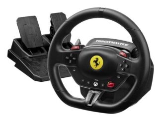 Thrustmaster T98 Ferrari 296 GTS Nero USB Sterzo + Pedali Analogico/Digitale PC, Xbox One, Xbox Series S, Xbox Series X, Xbox One X, Xbox One S Volanti